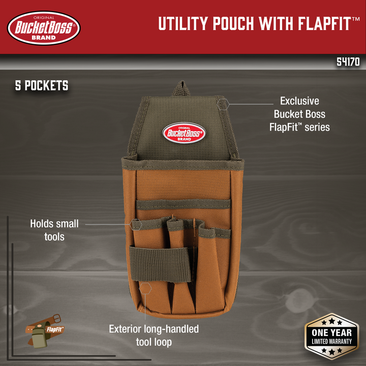 Utility Pouch with FlapFit