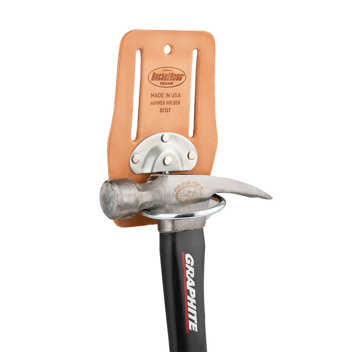 Saddle Leather Swinging Hammer Holder