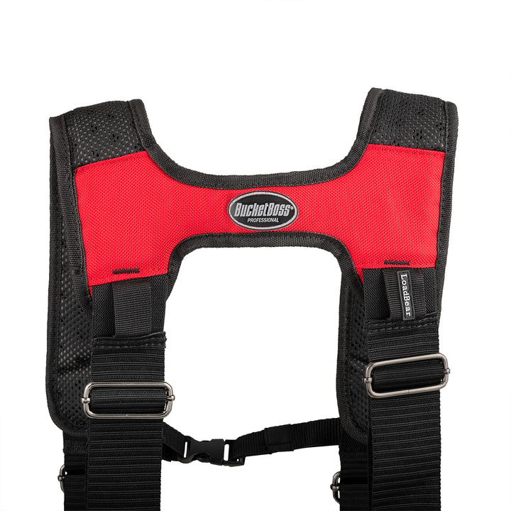 Red Framer's Tool Belt with Suspenders