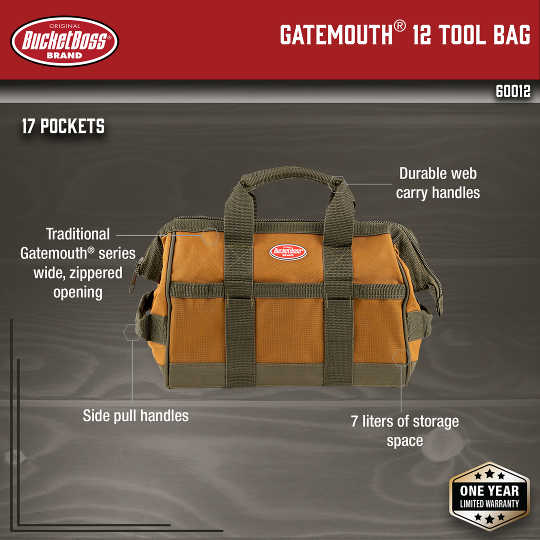 Gatemouth 12 Tool Bag