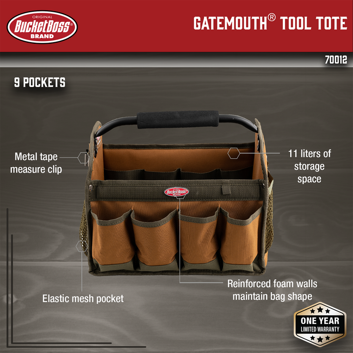 Gatemouth Tool Tote