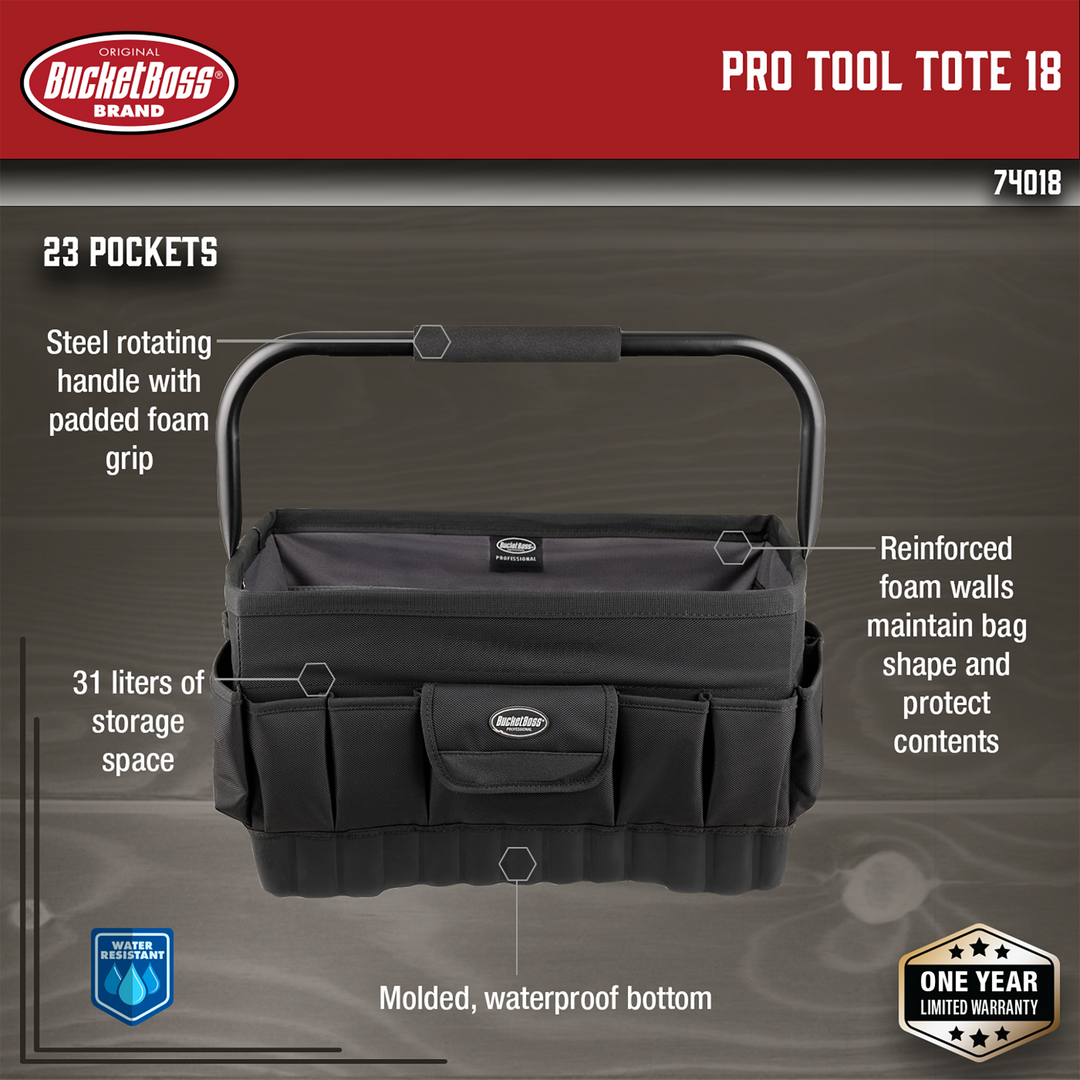 Pro Tool Tote 18