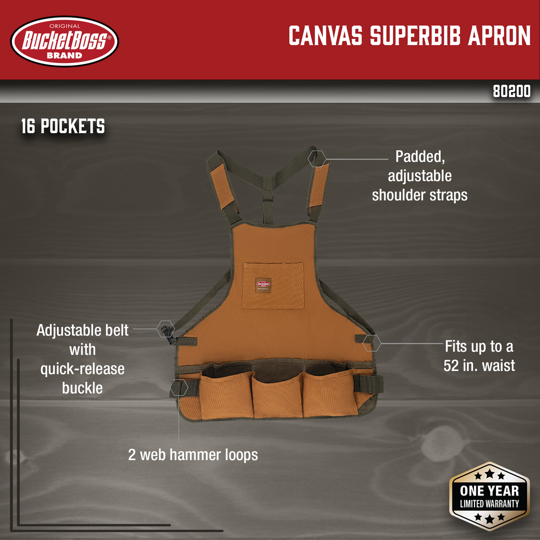 Canvas Superbib Apron