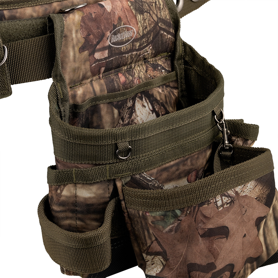 Mossy Oak® Camo Tool Belt with Suspenders
