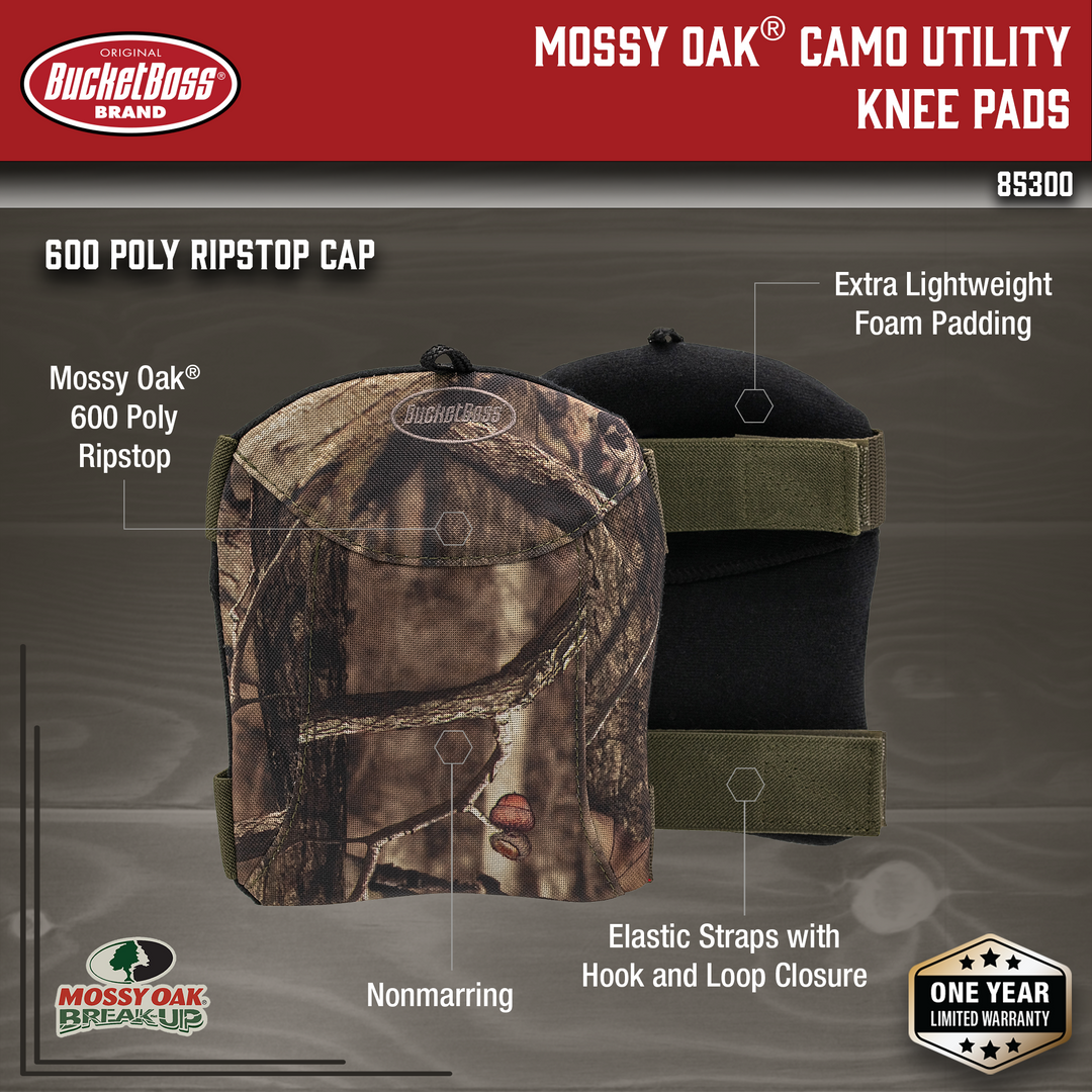 Mossy Oak® Camo Utility Knee Pads