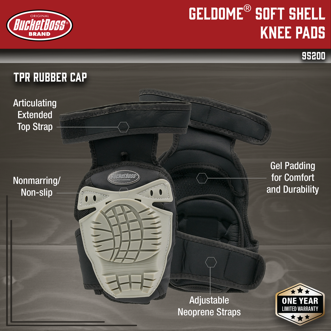 GelDome Soft Shell Knee Pads