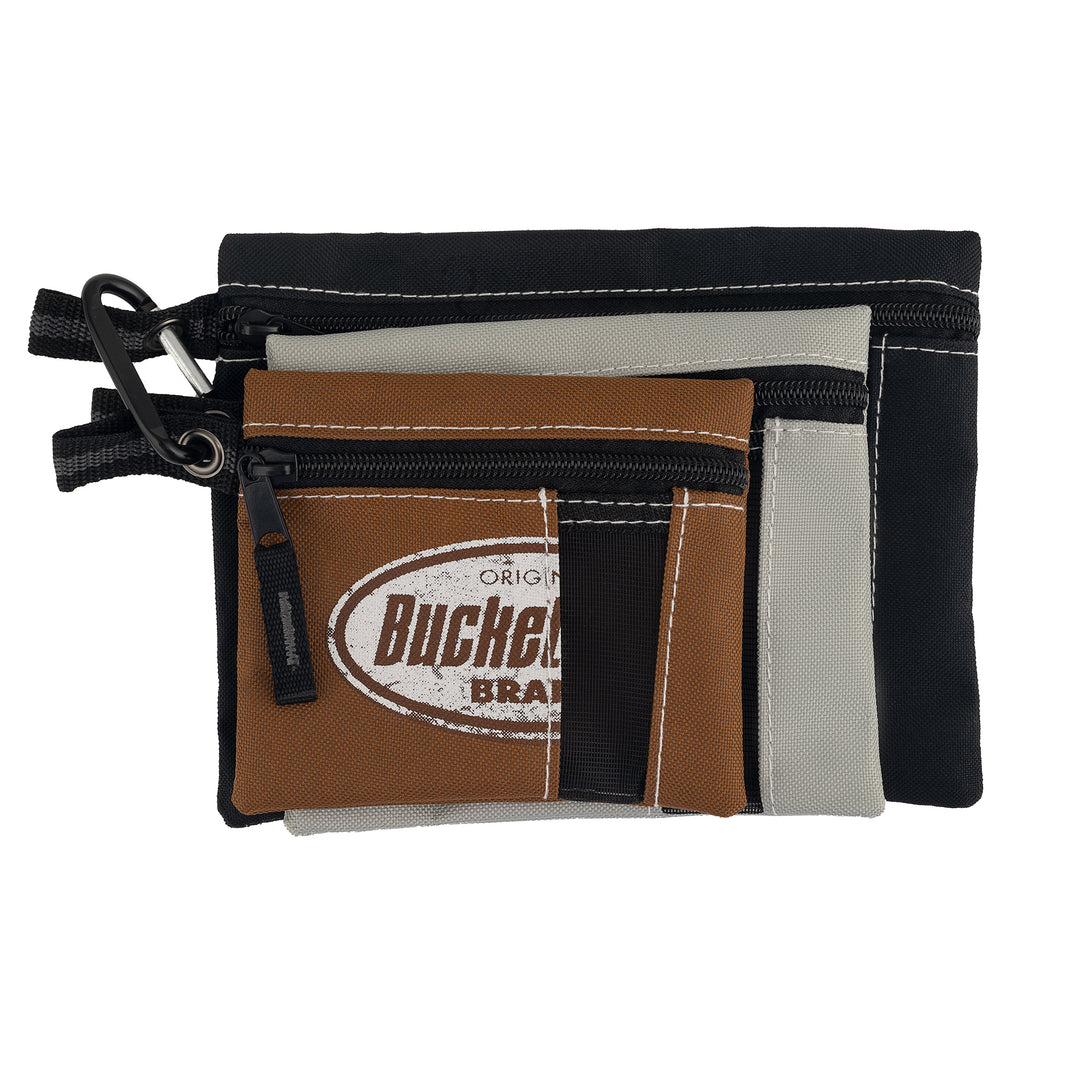 3 Poly Zipper Bags