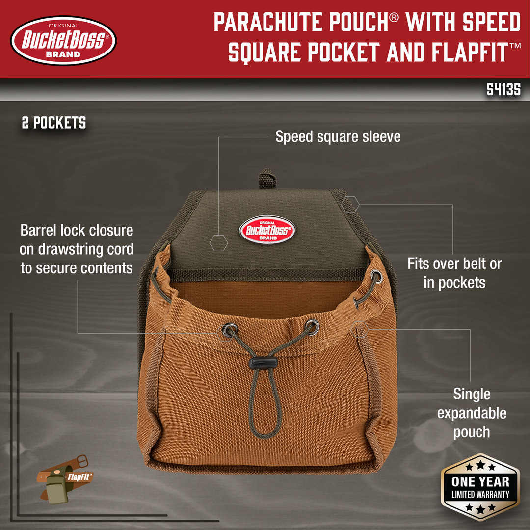 Parachute Pouch® with Speed Square Pocket and FlapFit