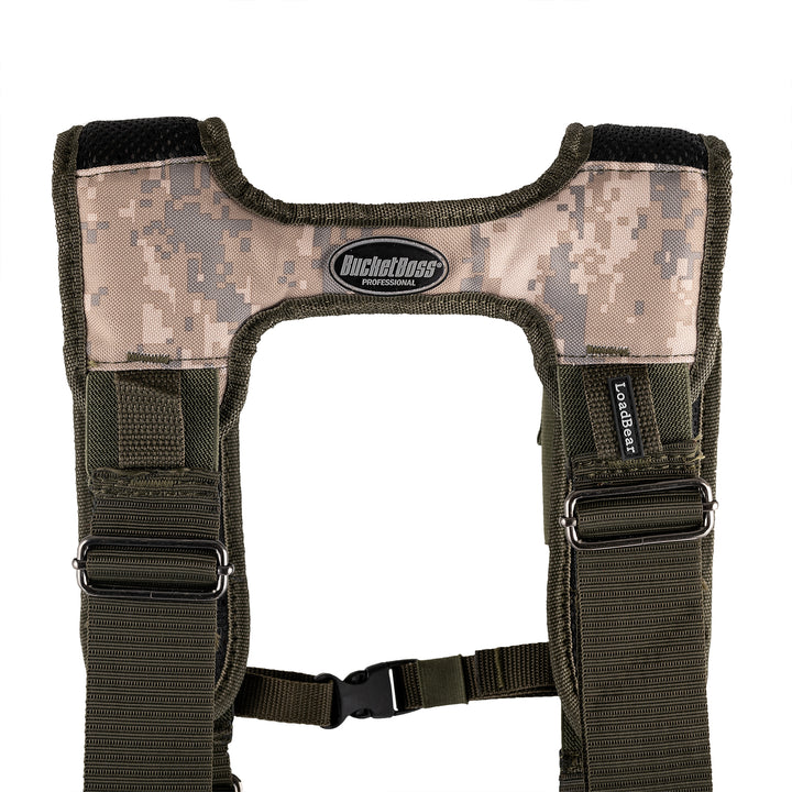 Digital Camo Framer's Tool Belt with Suspenders