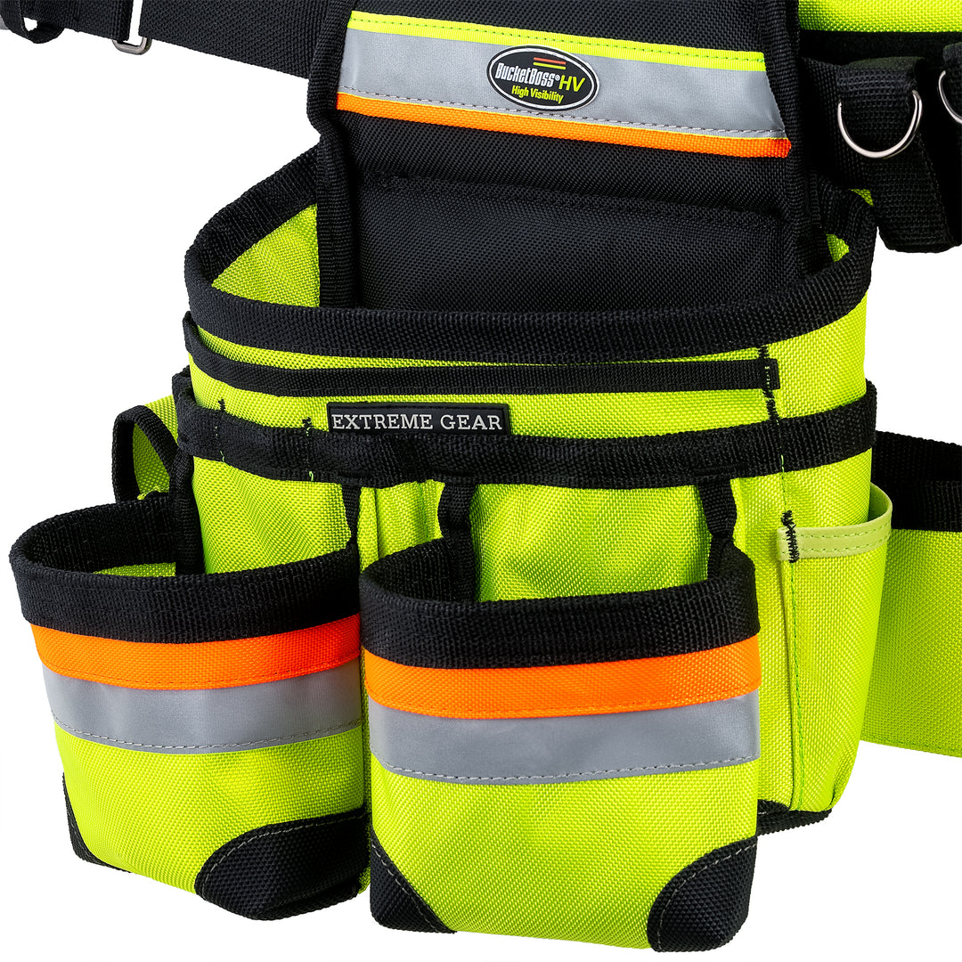 Hi-Vis Framer's Tool Belt with Suspenders