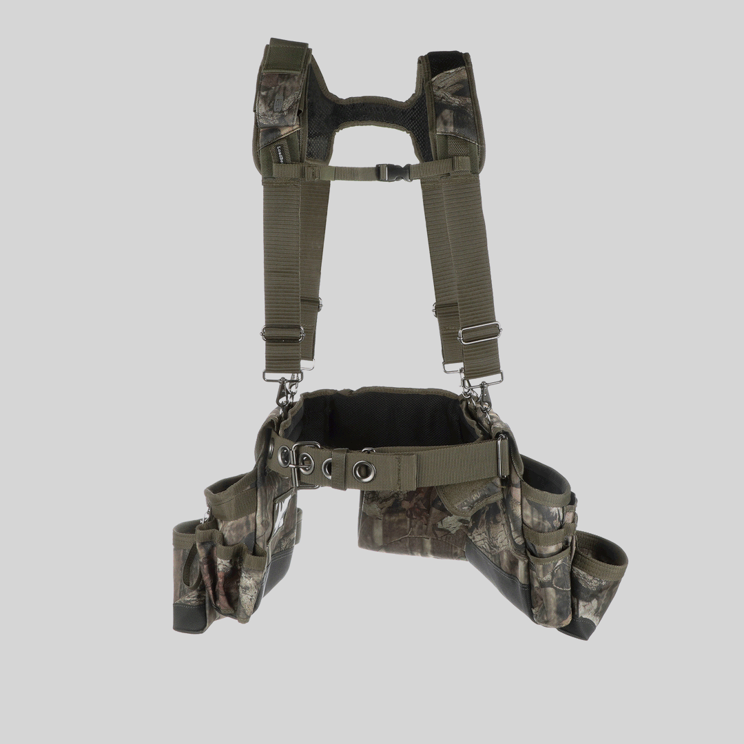 Mossy Oak® Camo Framer's Tool Belt with Suspenders