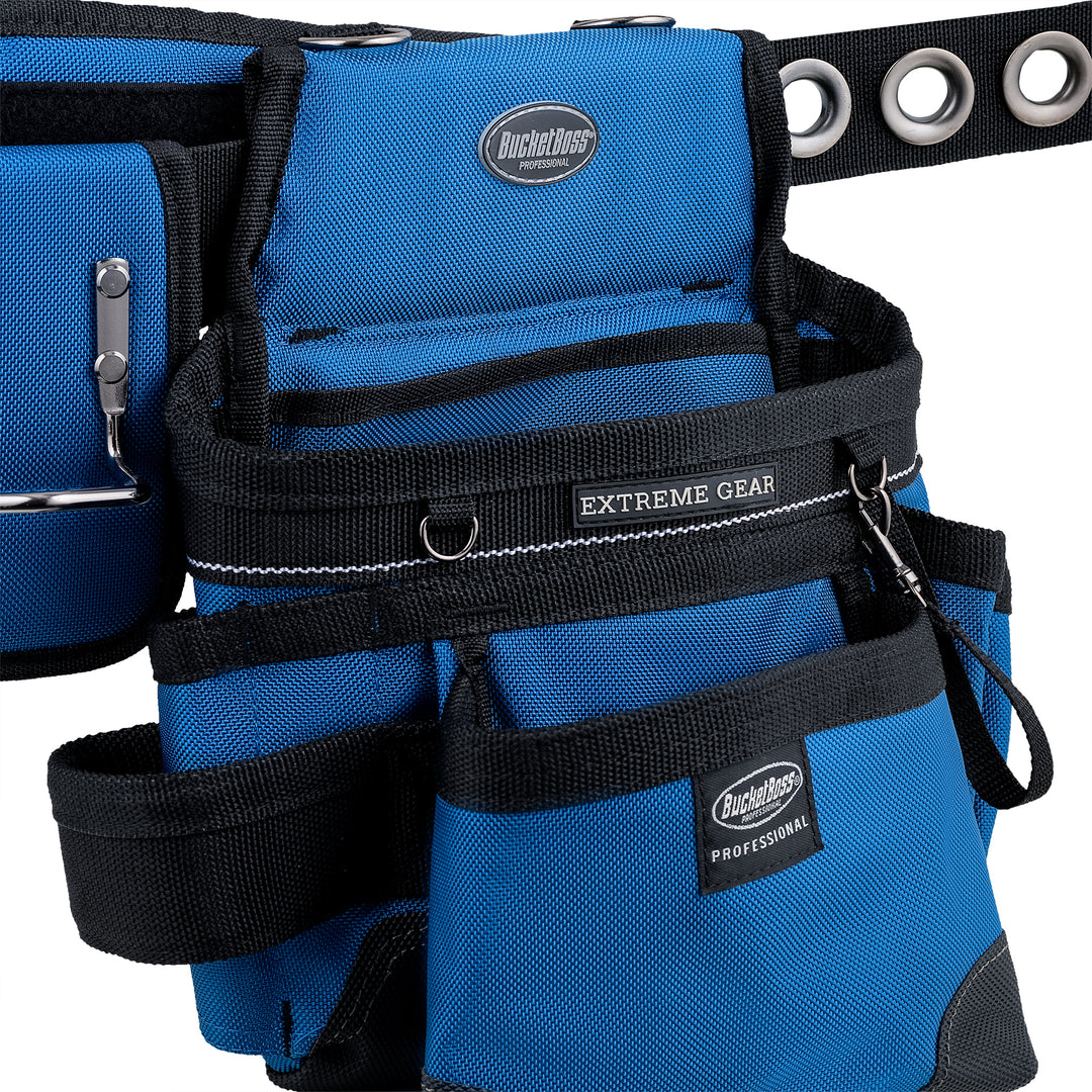 Royal Blue Framer's Tool Belt with Suspenders