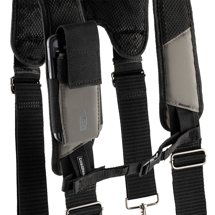 Grey Framer's Tool Belt with Suspenders
