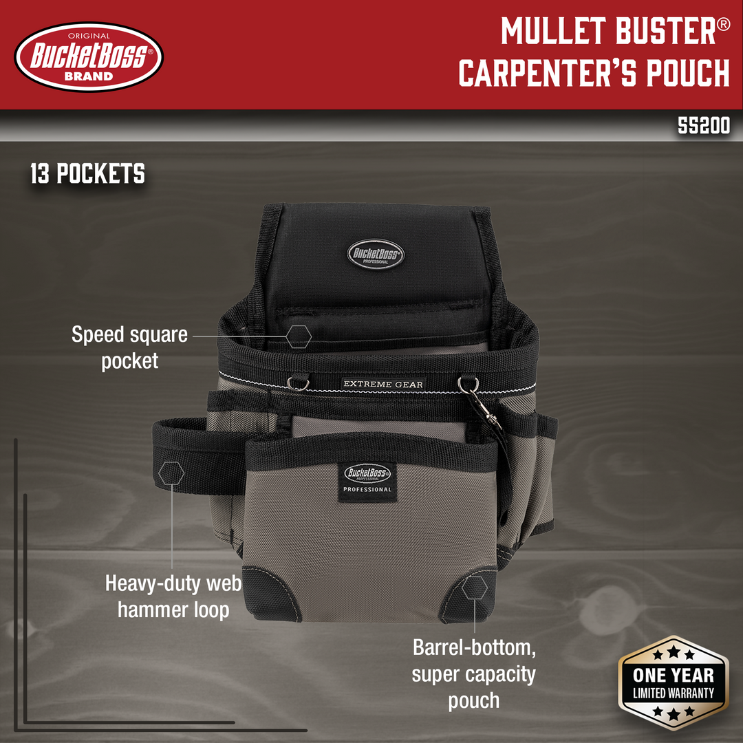 Mullet Buster Carpenter's Pouch