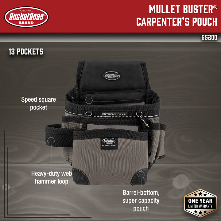 Mullet Buster Carpenter's Pouch