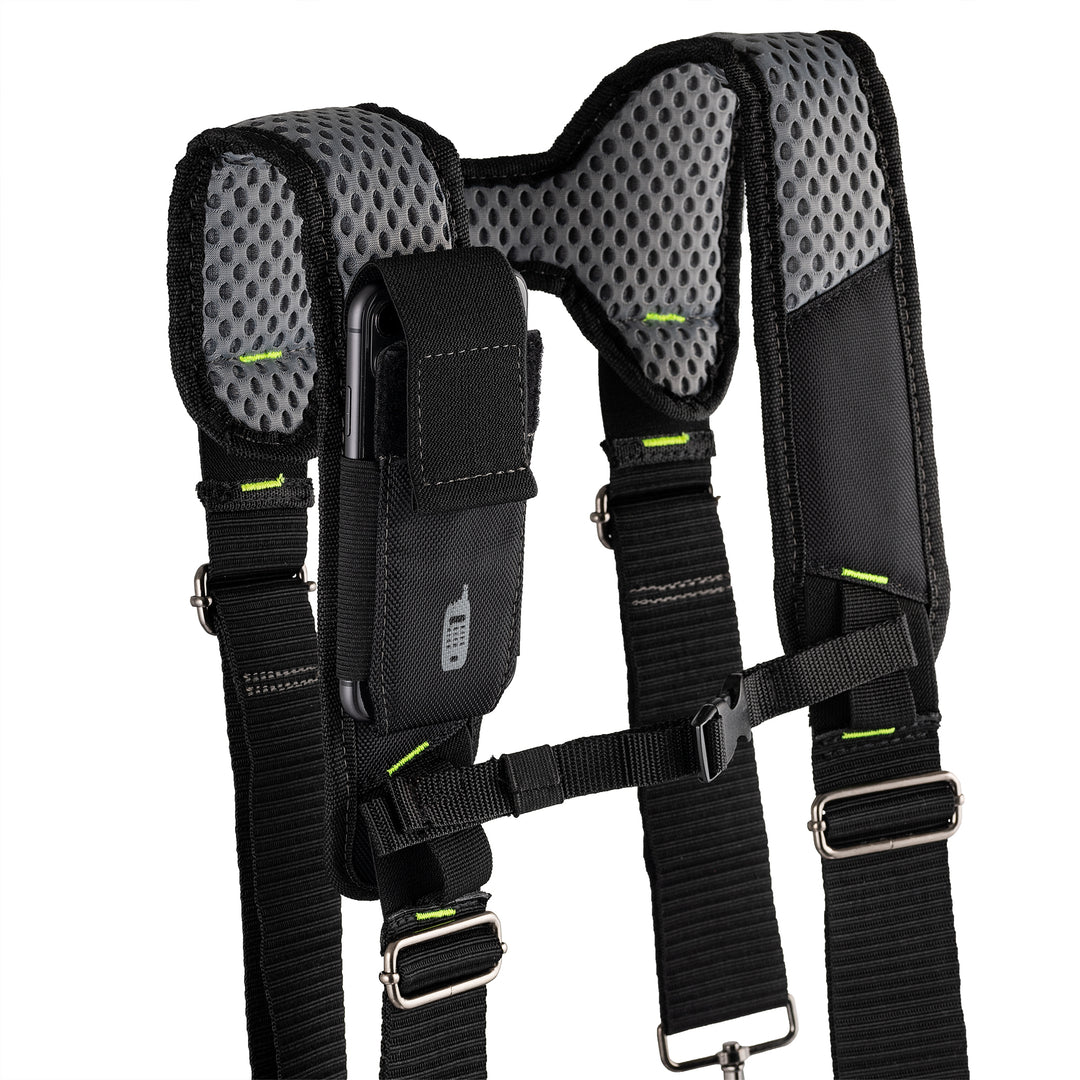Hi-Vis Contractor's Tool Belt with Suspenders