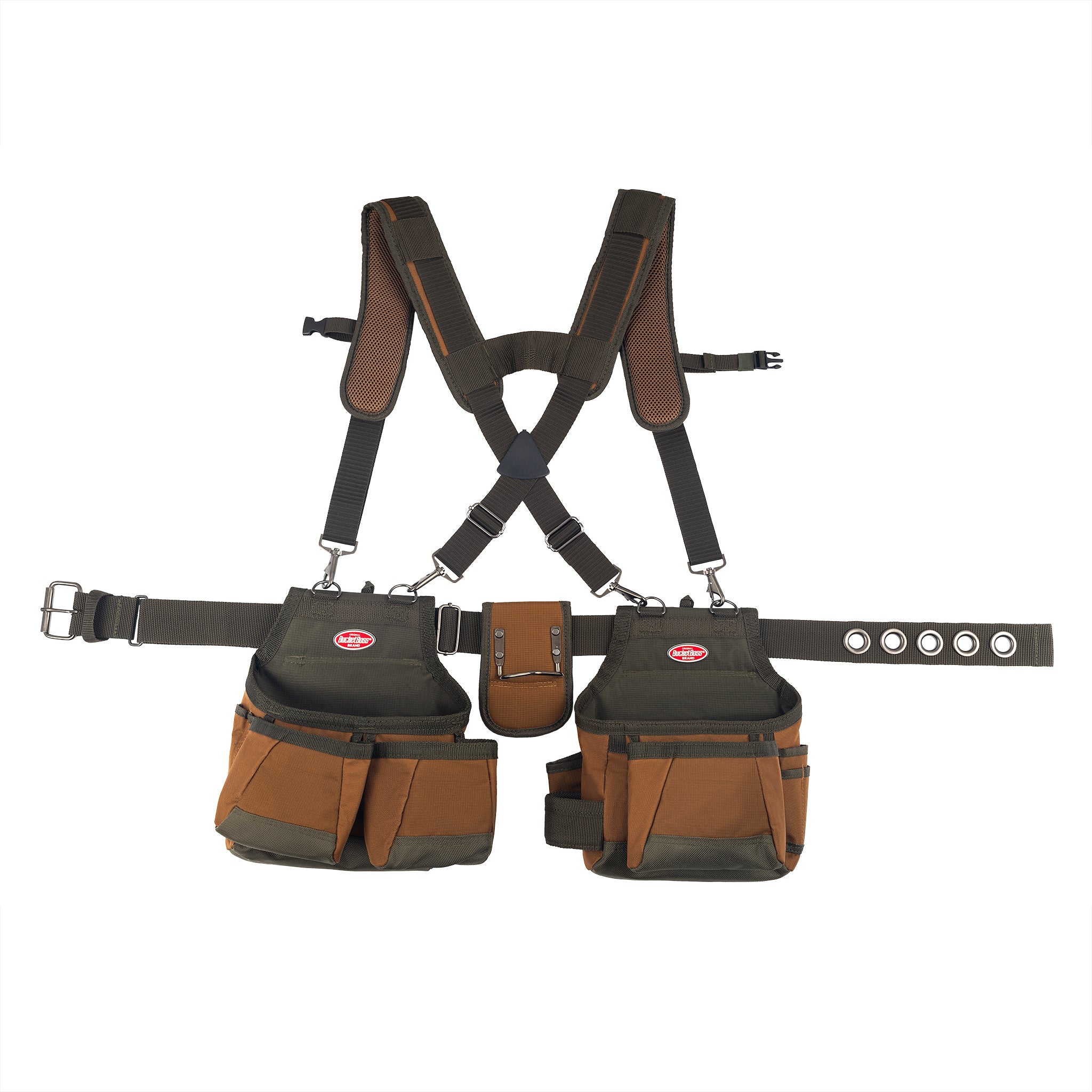 Airlift Tool Belt with Suspenders - Bucket Boss