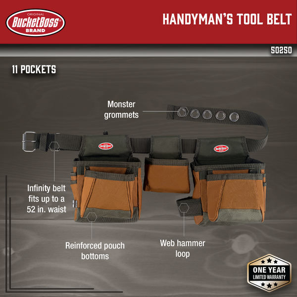 Bucket Boss - Builder's Tool Belt