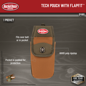 Tech Pouch with FlapFit