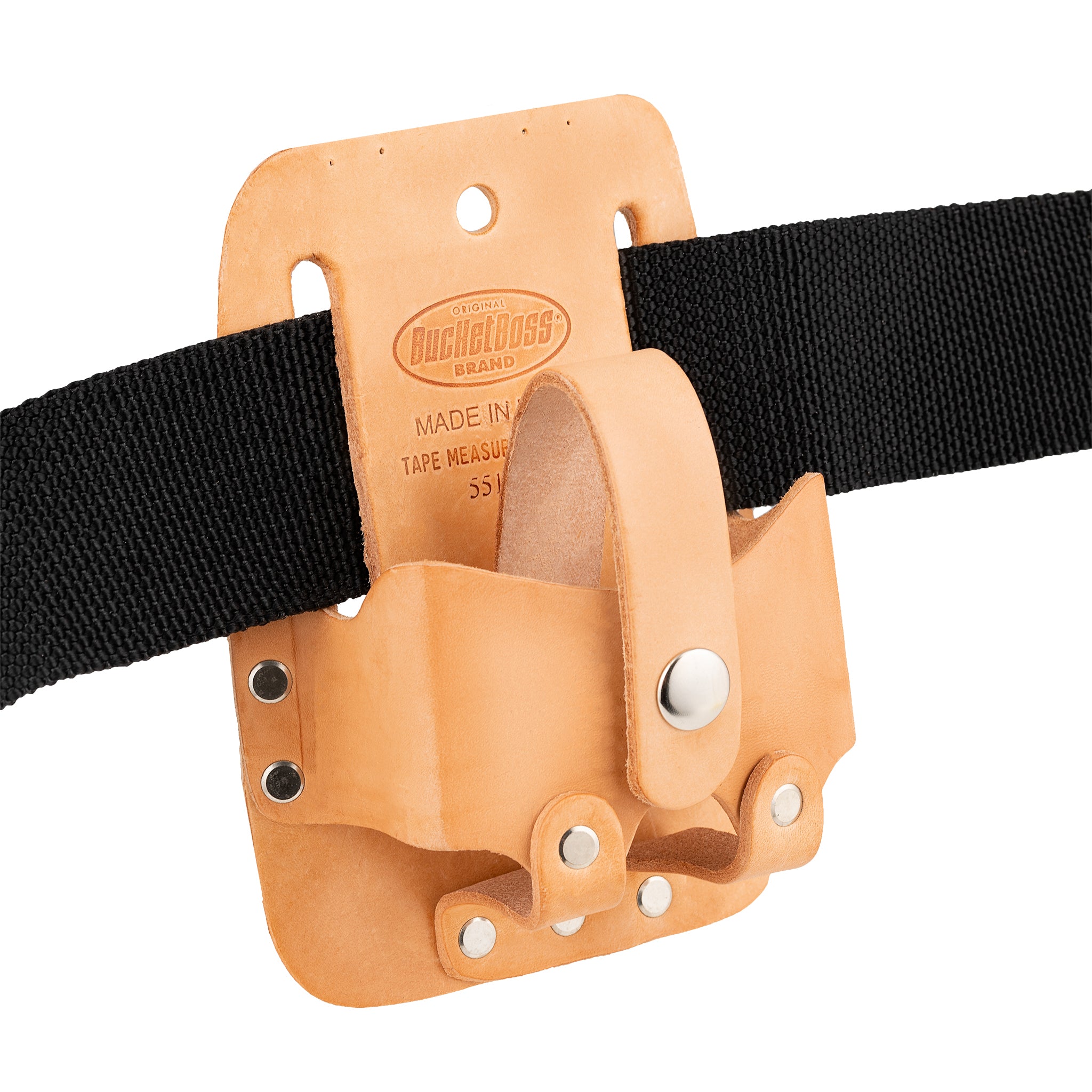 Leather Measuring Tape Holder – Bucket Boss