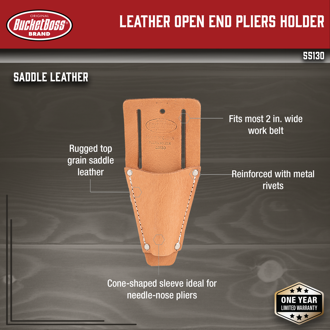 Leather Open End Pliers Holder