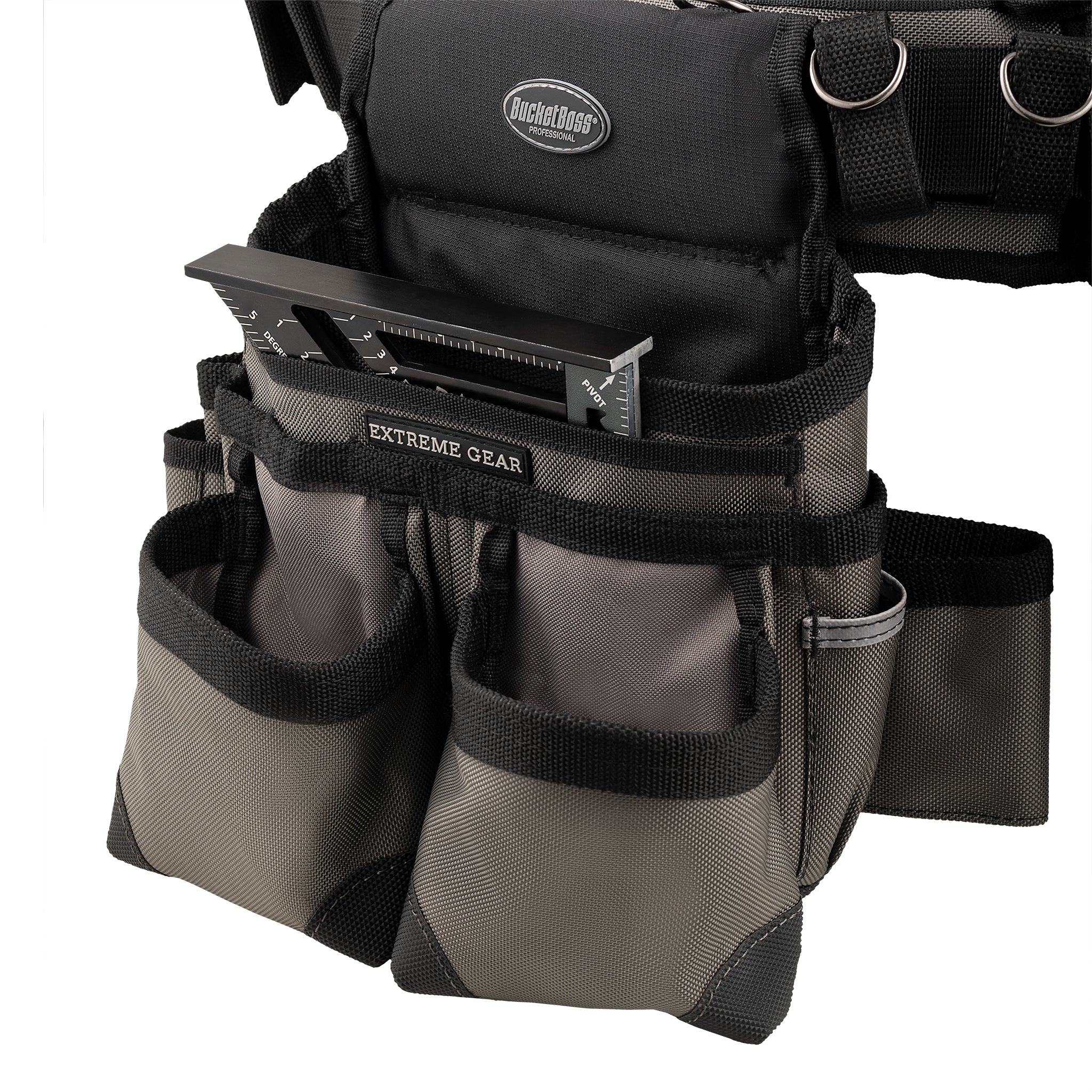 Mullet Buster Tool Belt with Suspenders – Bucket Boss