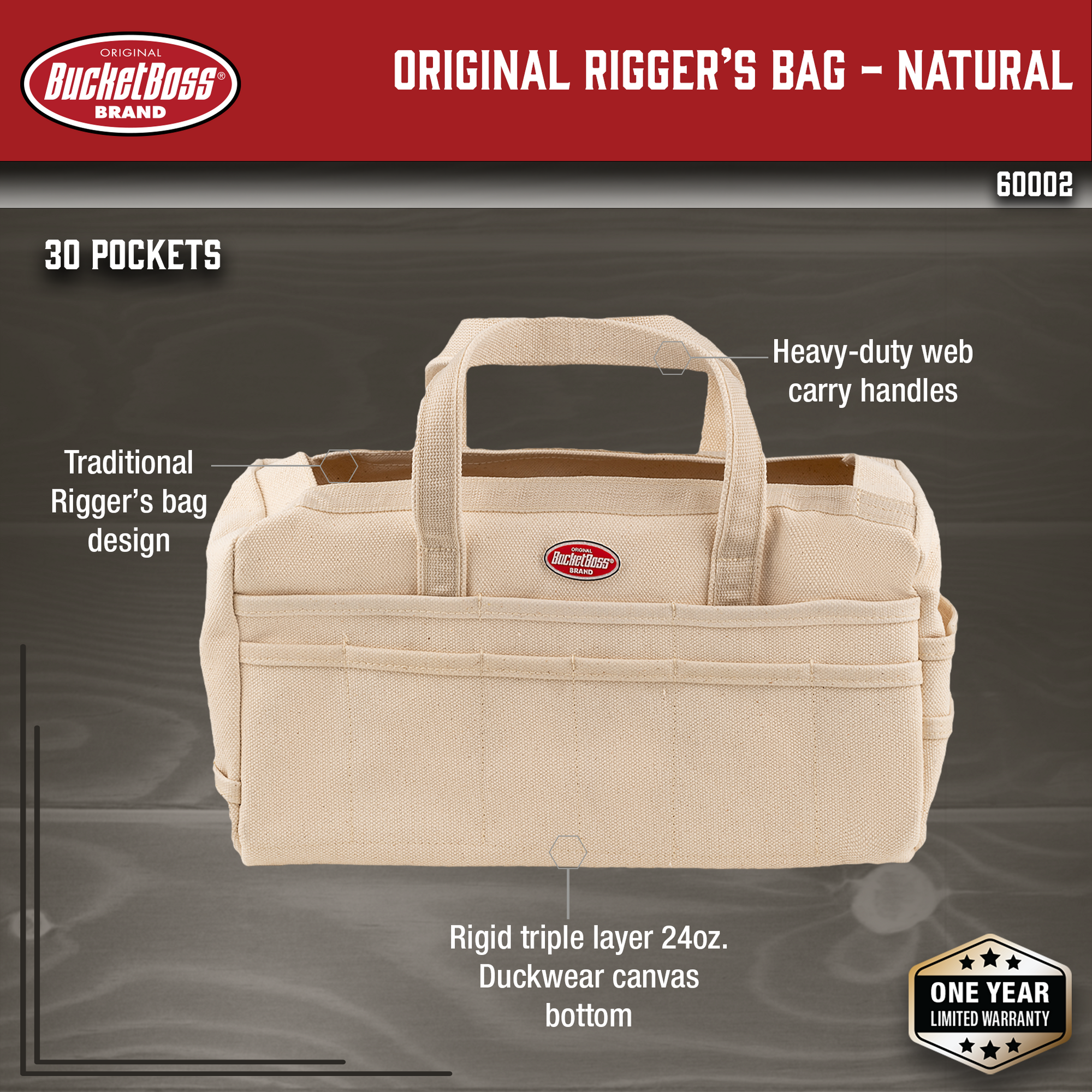 Original Rigger's Bag - Natural