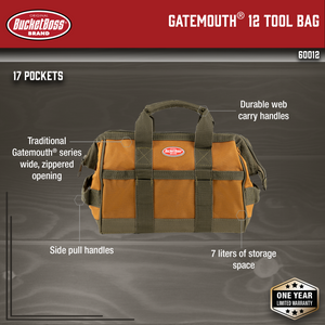 Gatemouth 12 Tool Bag
