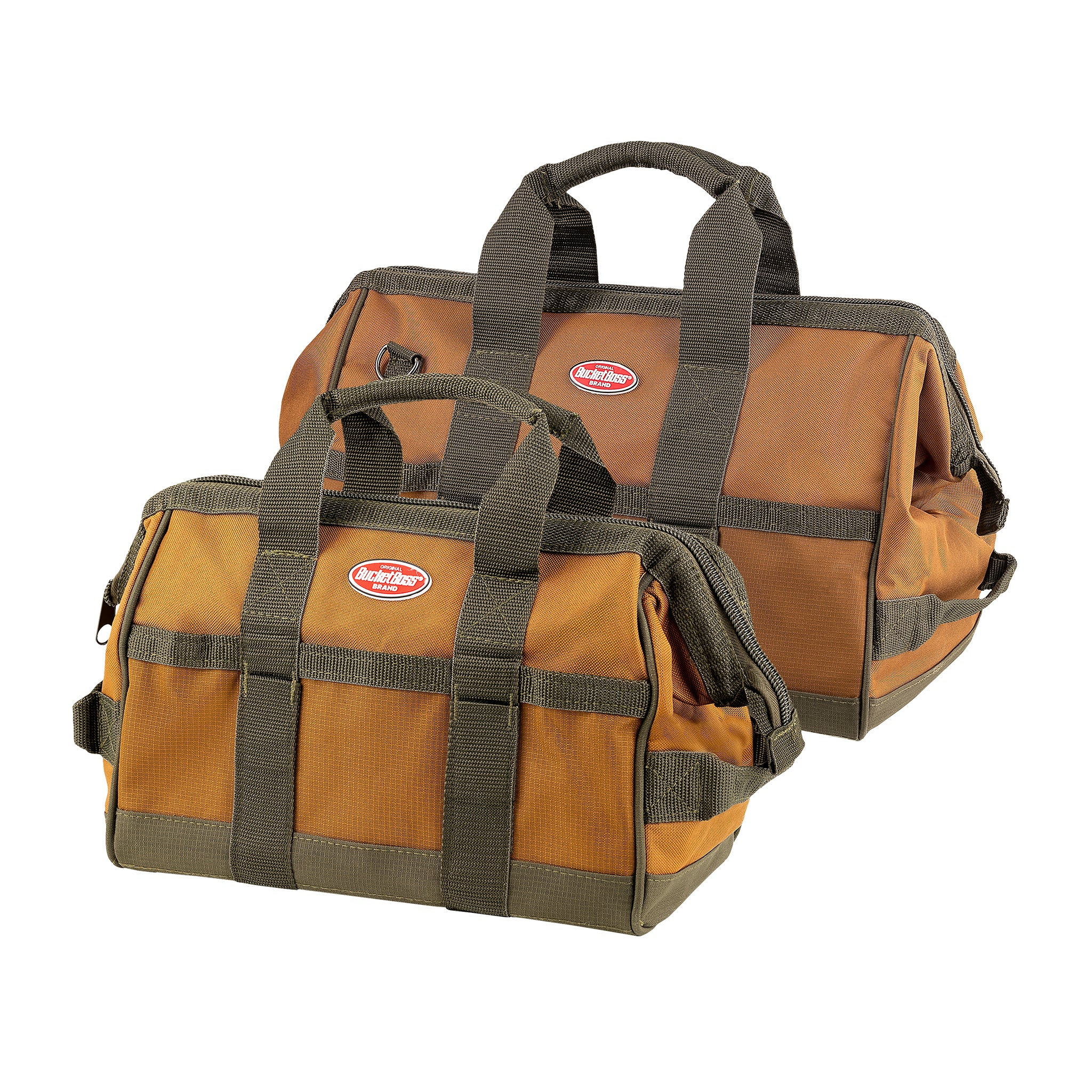 Bucket Boss 62100 Contractor's Briefcase, 18 Total Pockets, Padded Shoulder  Strap, Ripstop/600D Poly