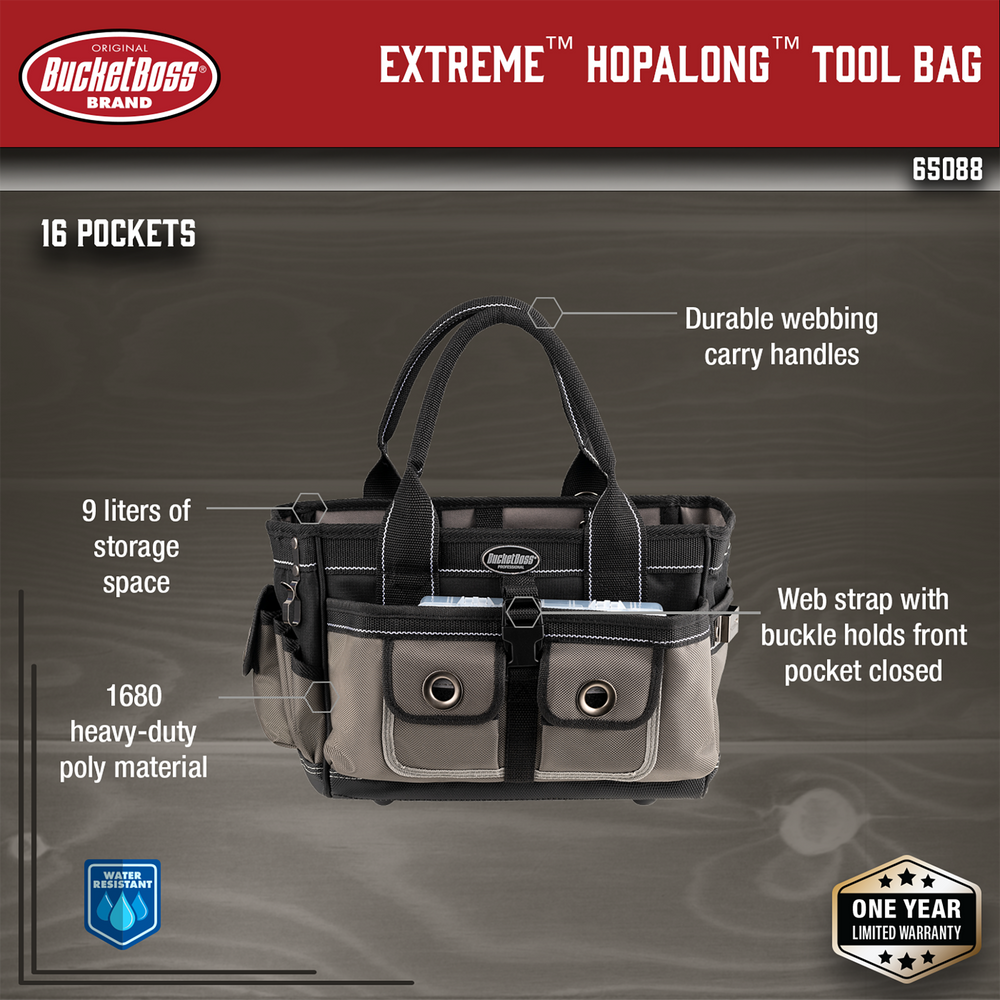 Extreme Hopalong Tool Bag – Bucket Boss Extreme Hopalong Tool Bag – Bucket Boss
