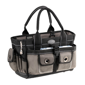 Bucket Boss SLING PACK Grey, Black Polyester 10.5-in Zippered Backpack in  the Tool Bags department at