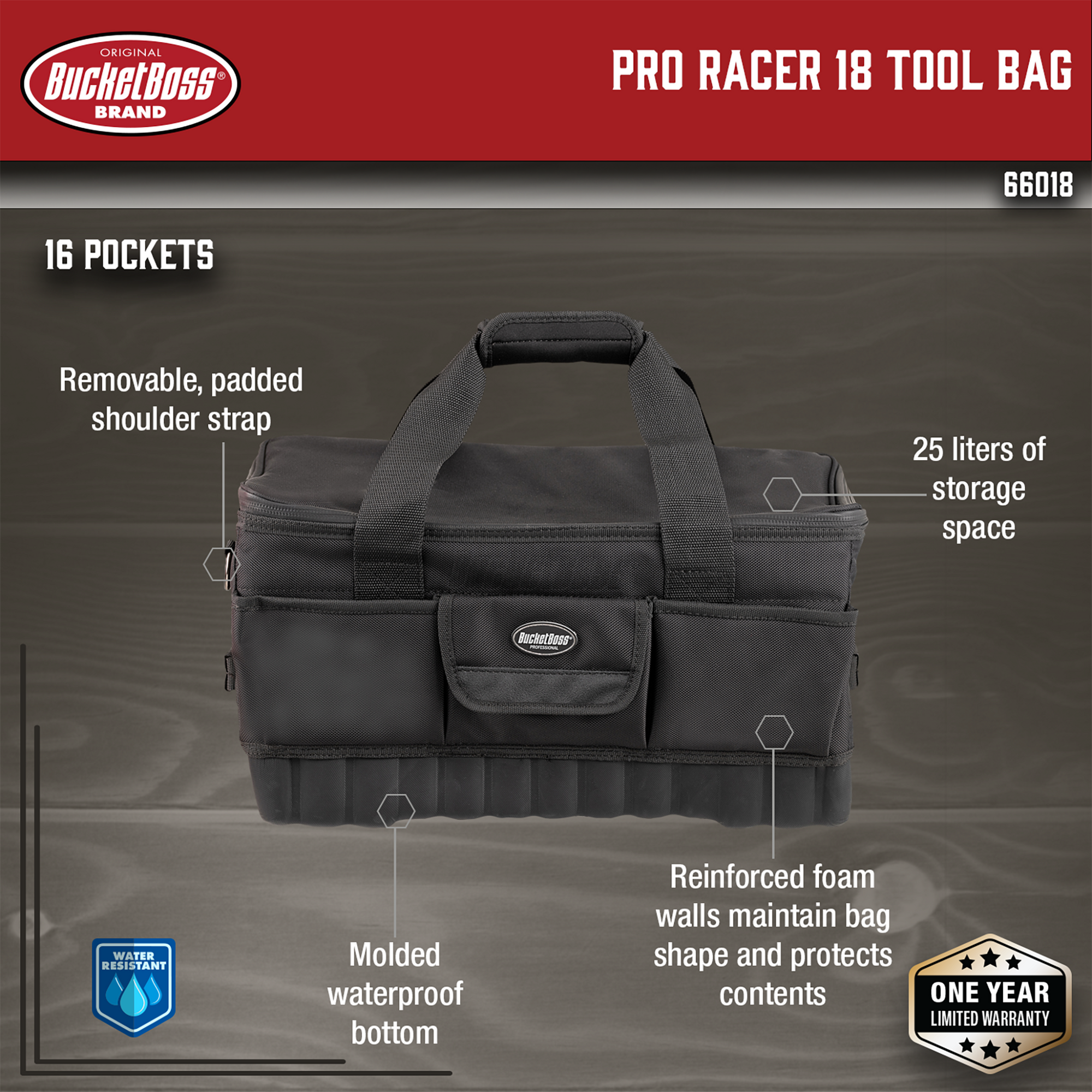 Pro Racer 18 Tool Bag