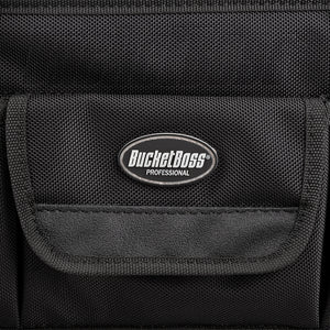 Bucket Boss 62100 Contractor's Briefcase, 18 Total Pockets, Padded Shoulder  Strap, Ripstop/600D Poly