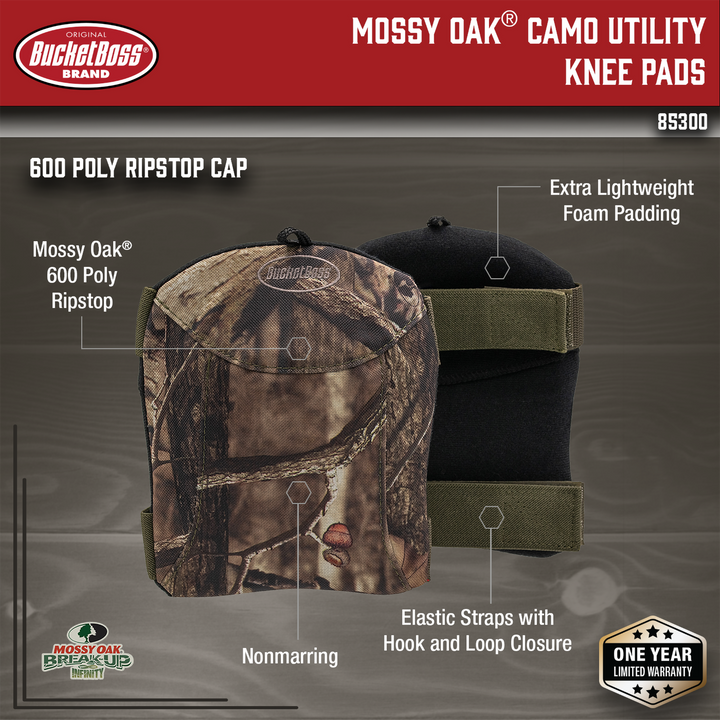 Mossy Oak® Camo Utility Knee Pads