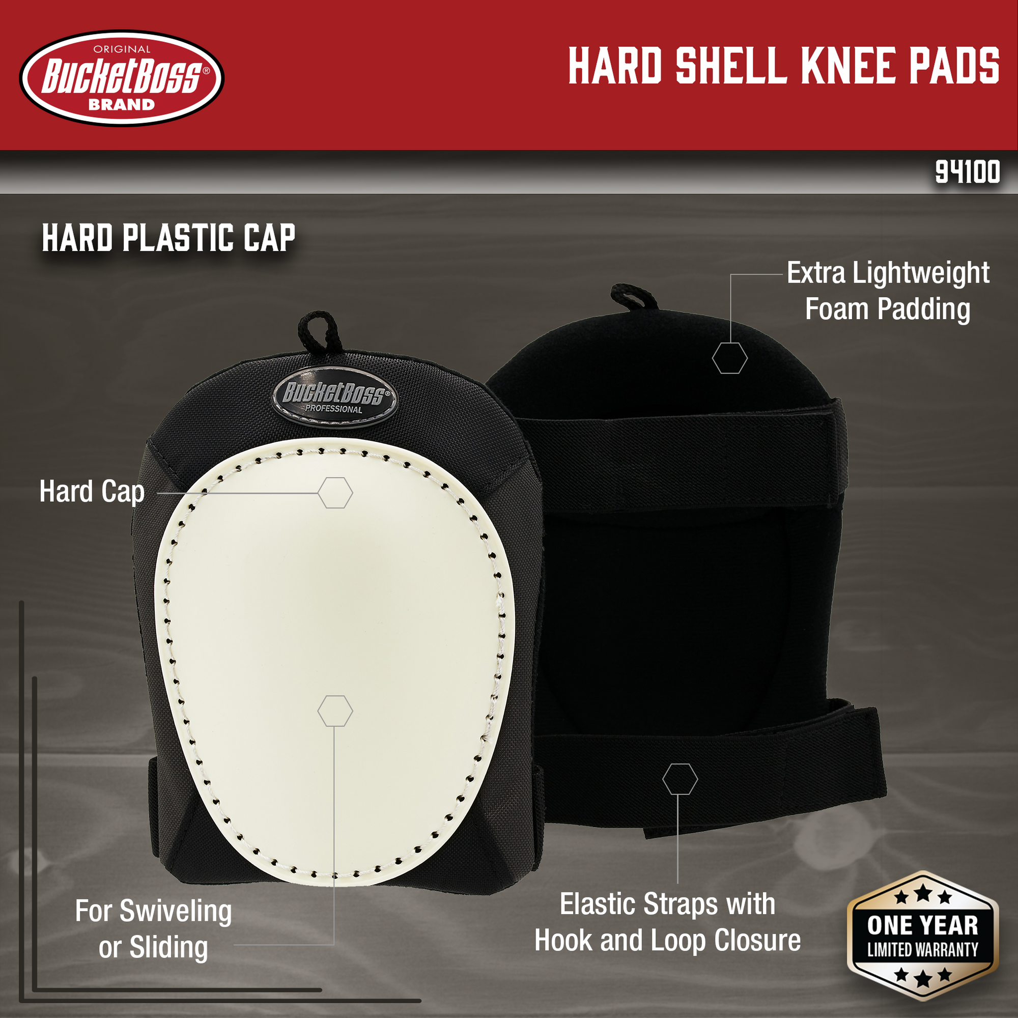 Hard Shell Knee Pads