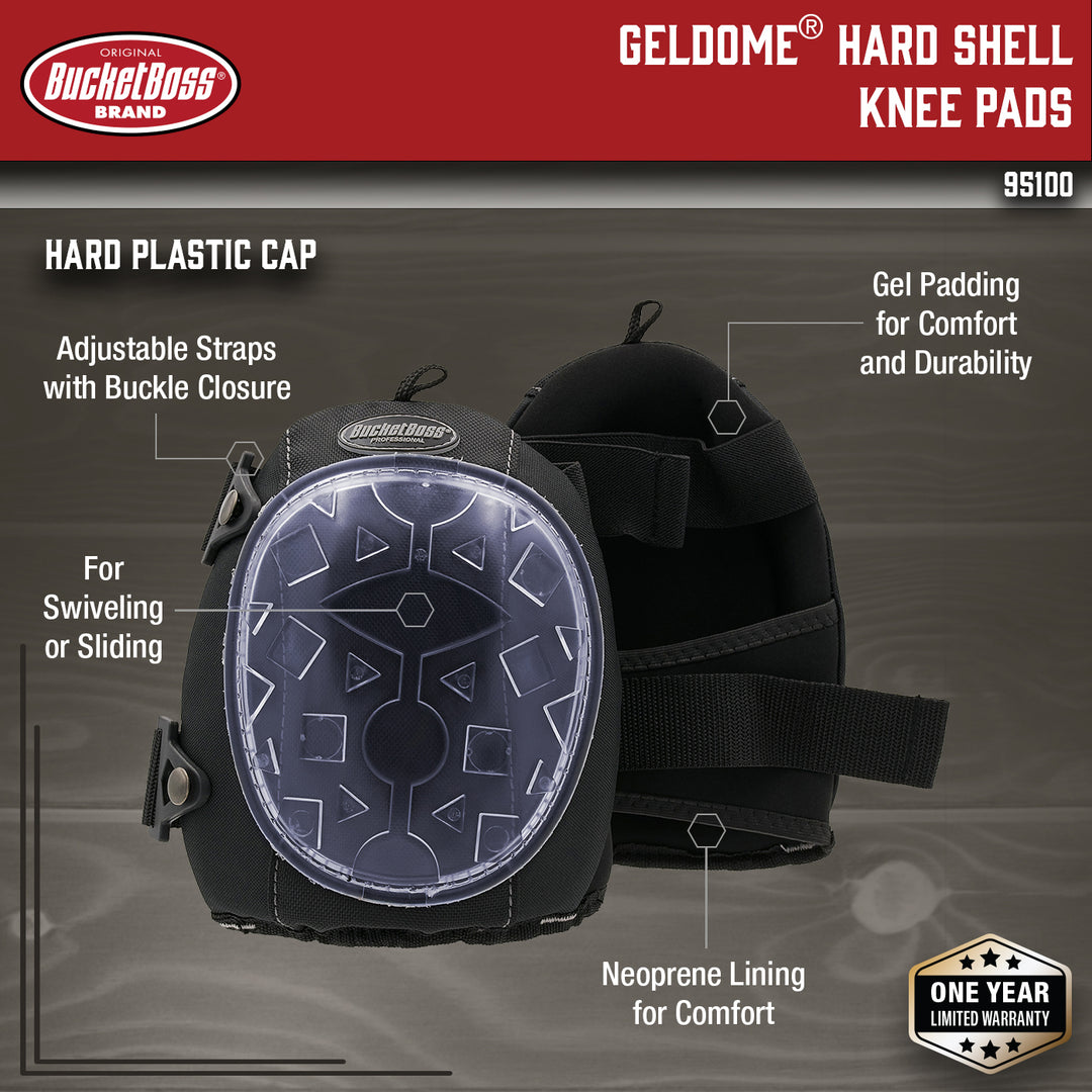 GelDome Hard Shell Knee Pads