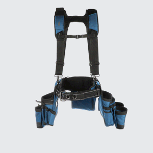 Royal Blue Framer's Tool Belt with Suspenders