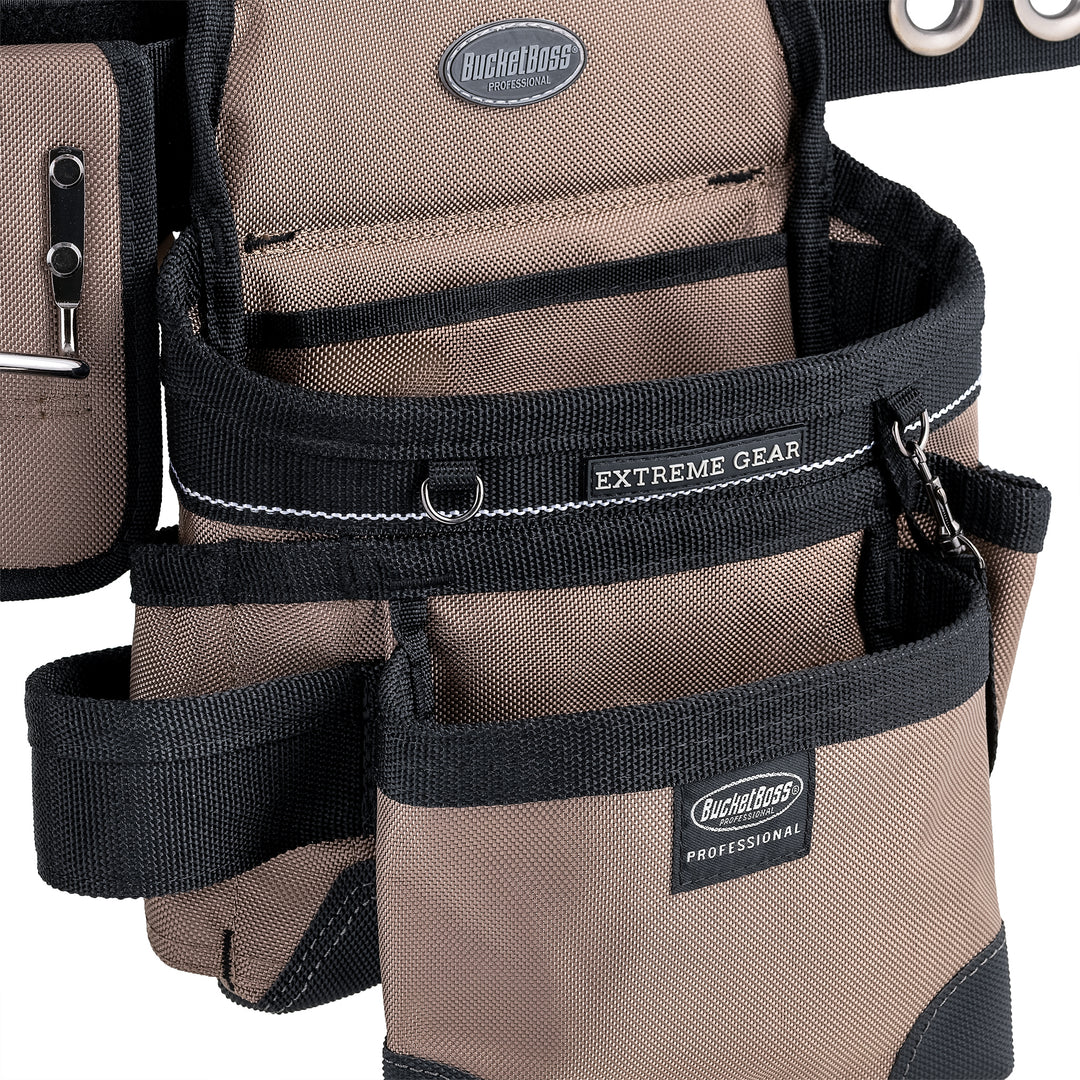 Tan Framer's Tool Belt with Suspenders