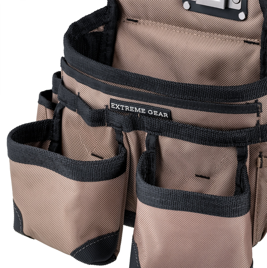 Tan Framer's Tool Belt with Suspenders