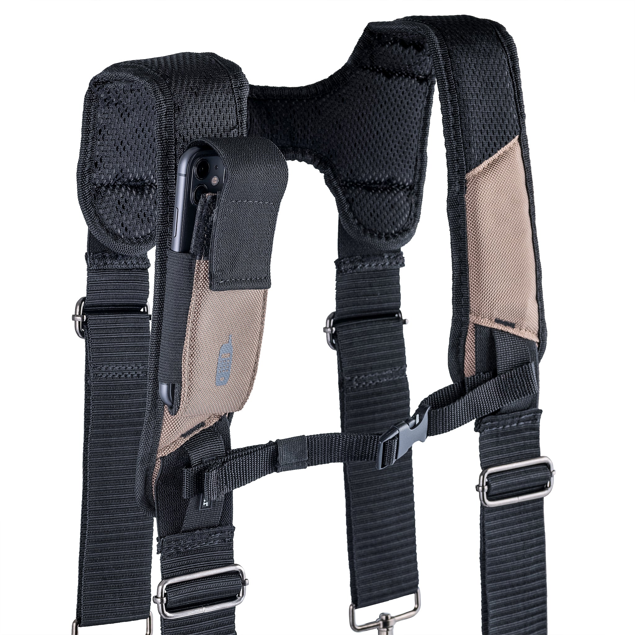 Tan Framer's Tool Belt with Suspenders – Bucket Boss