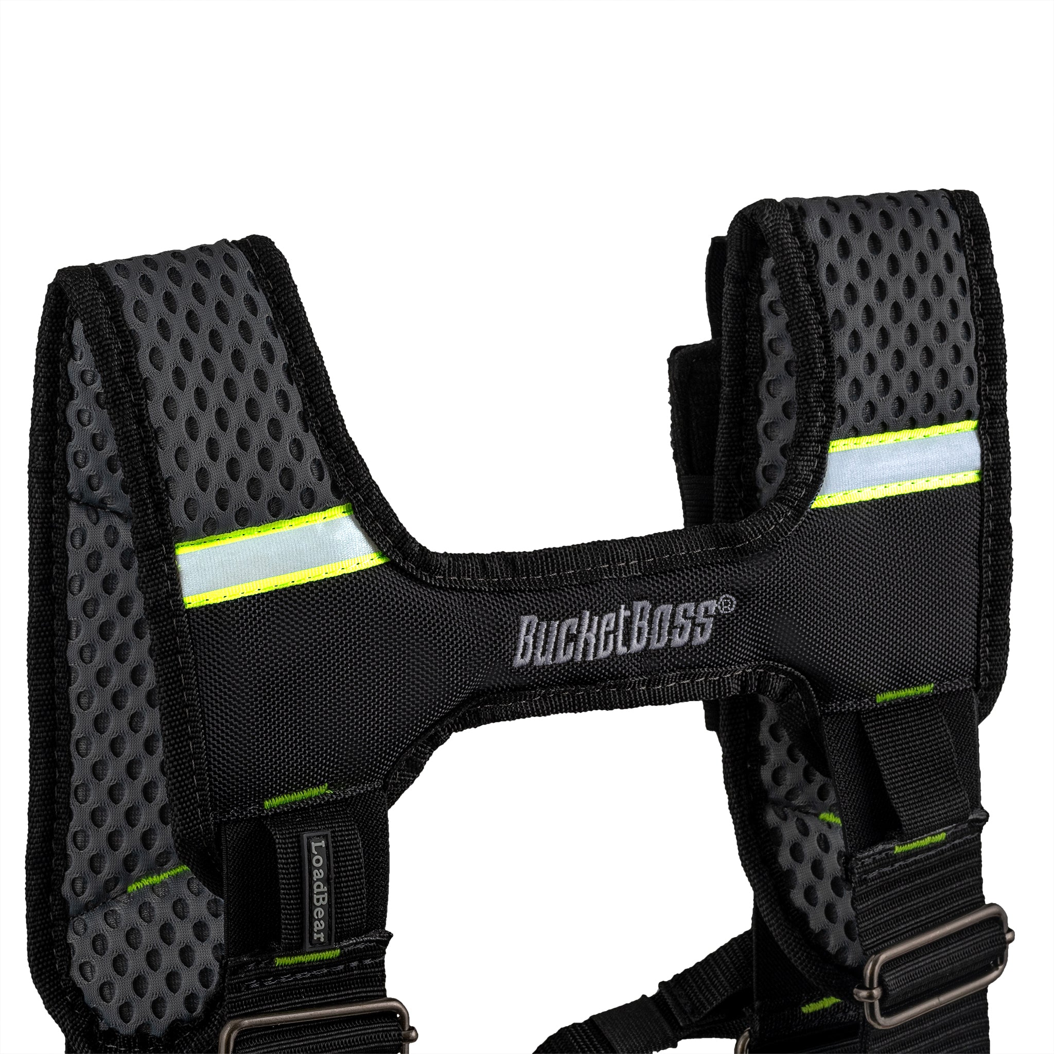 Hi-Vis Contractor's Tool Belt with Suspenders – Bucket Boss