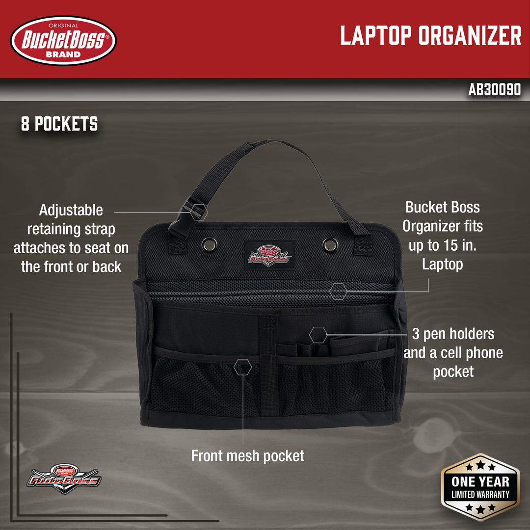 Laptop Organizer – Bucket Boss